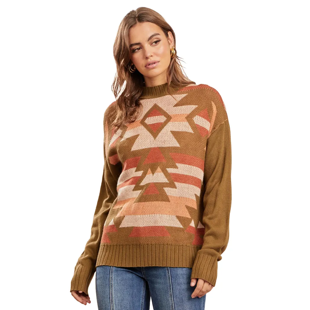 Andree Unit Women's Aztec Jacquard Sweater