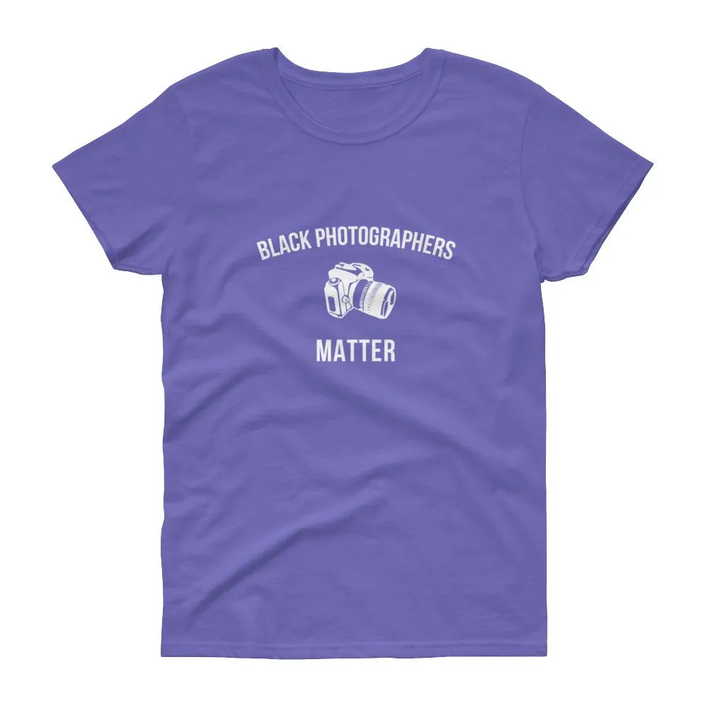 Black Photographers Matter - Women's short sleeve t-shirt