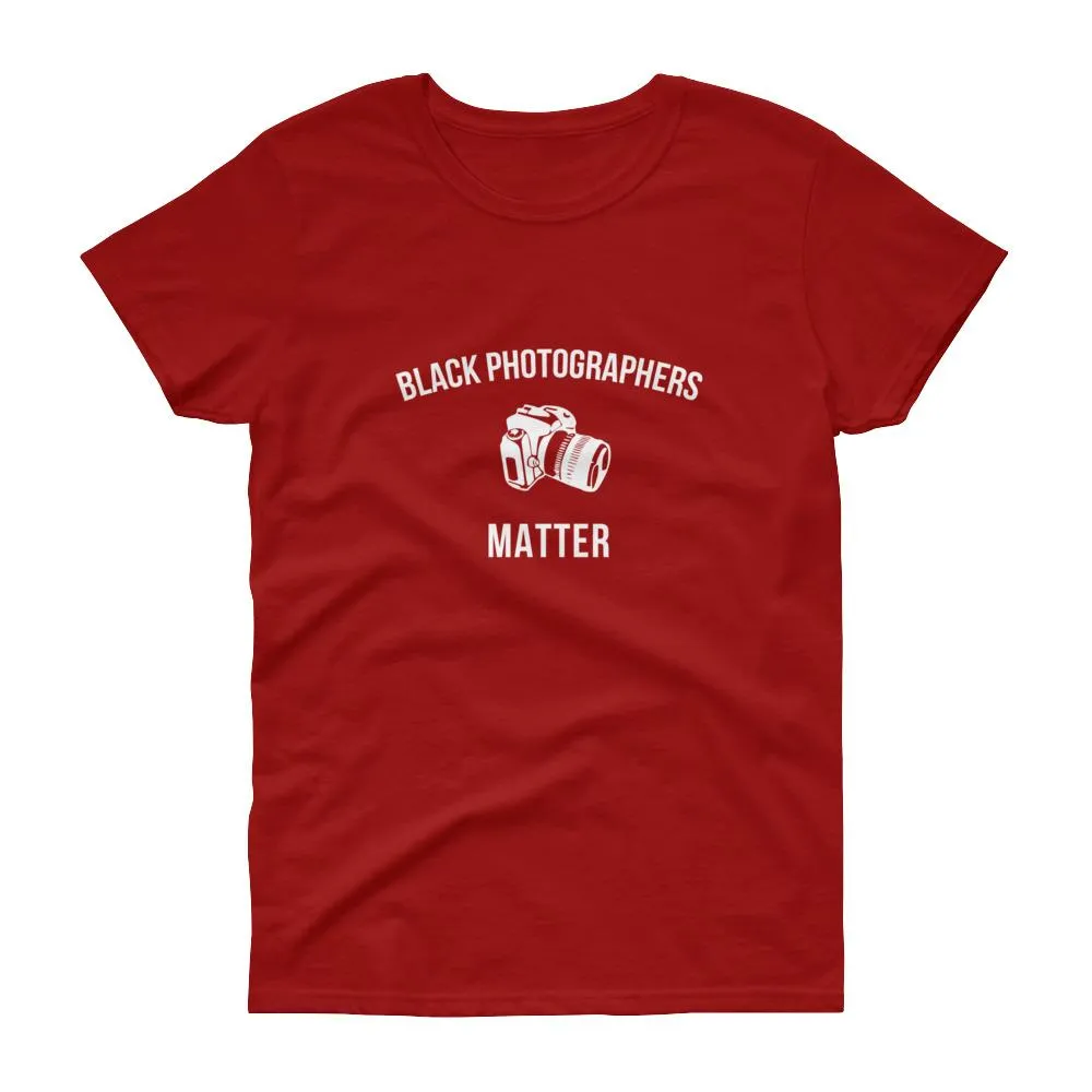 Black Photographers Matter - Women's short sleeve t-shirt