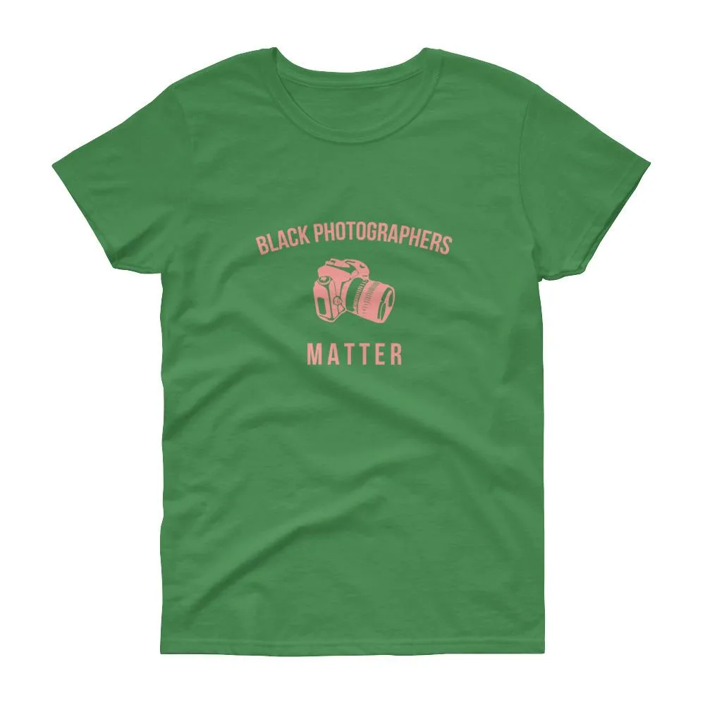 Black Photographers Matter - Women's short sleeve t-shirt