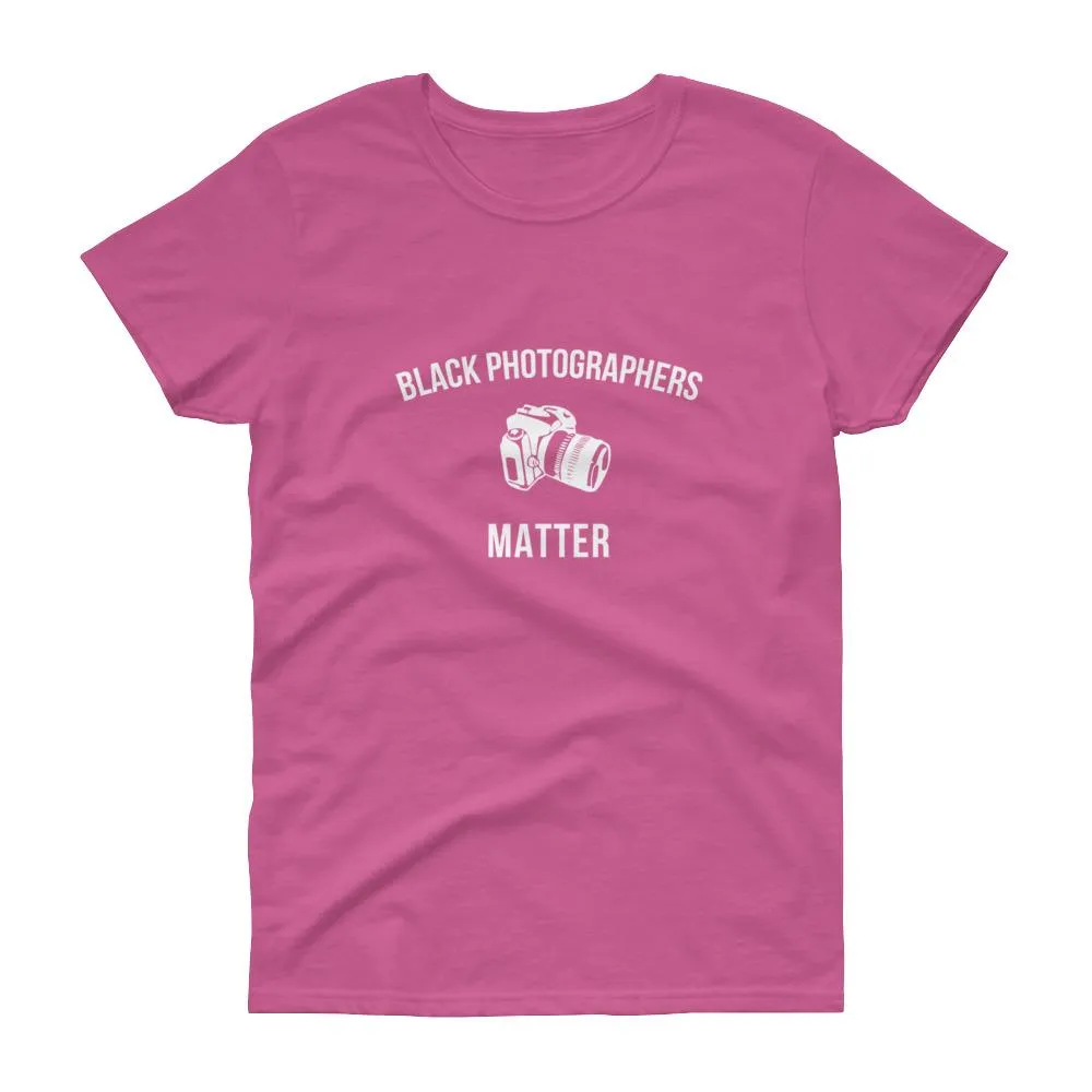 Black Photographers Matter - Women's short sleeve t-shirt