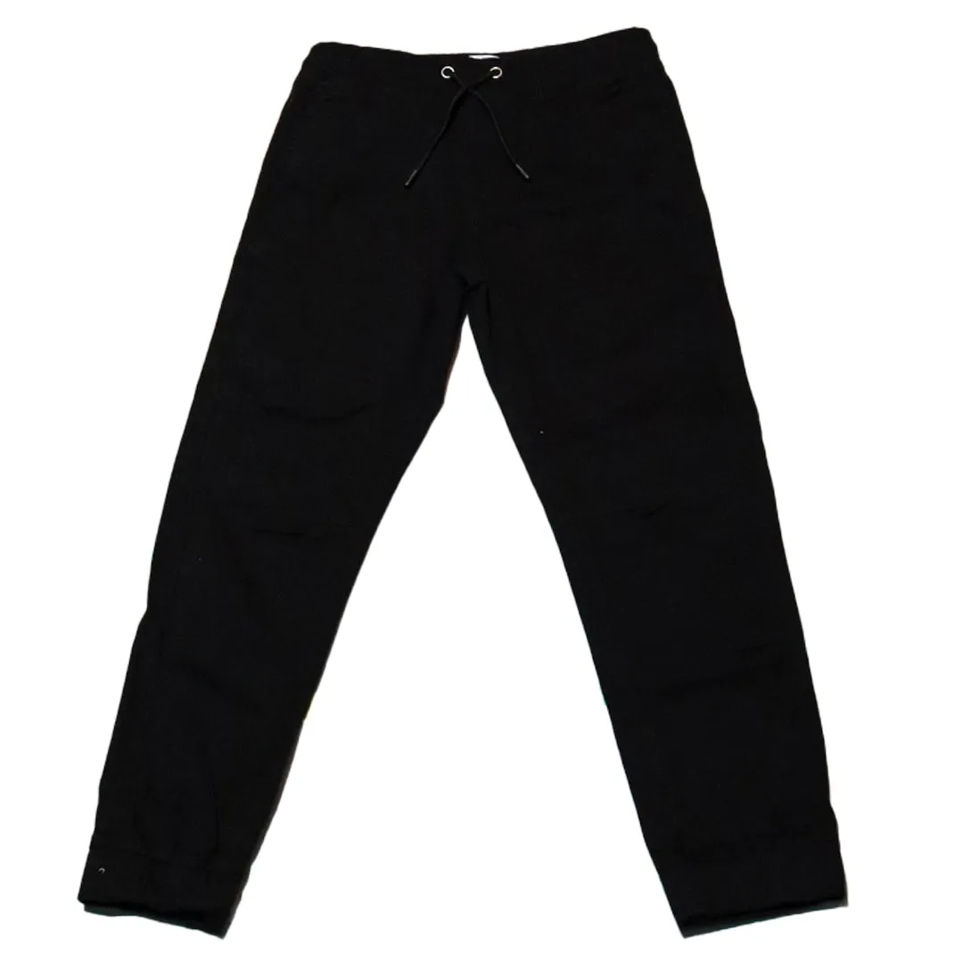 Black Pull On Casual Trouser