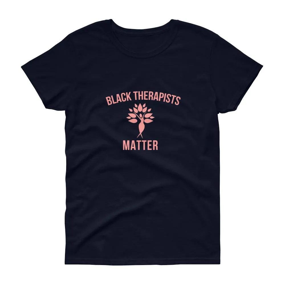 Black Therapists Matter (logo) - Women's short sleeve t-shirt