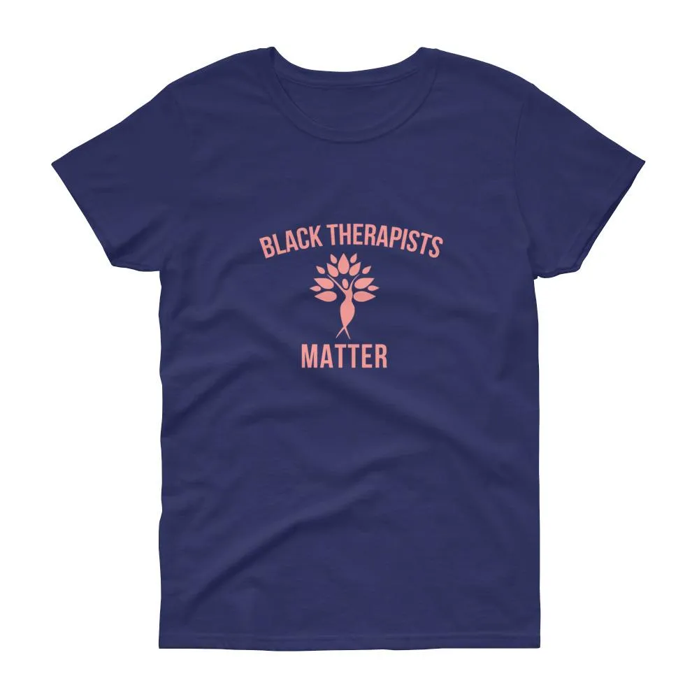 Black Therapists Matter (logo) - Women's short sleeve t-shirt