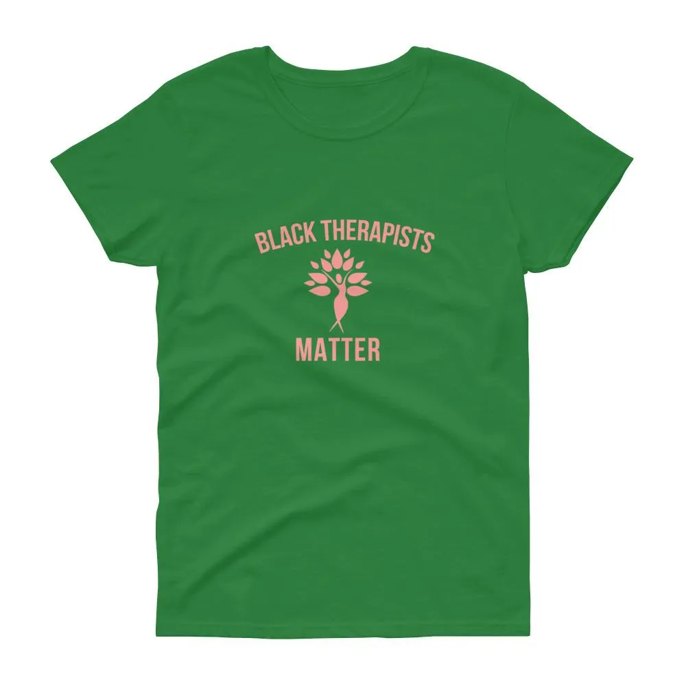 Black Therapists Matter (logo) - Women's short sleeve t-shirt