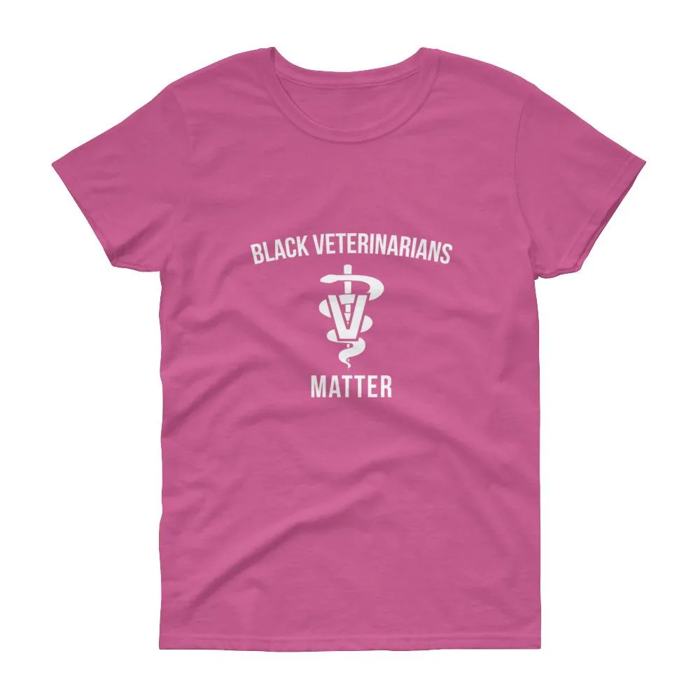 Black Veterinarians Matter - Women's short sleeve t-shirt