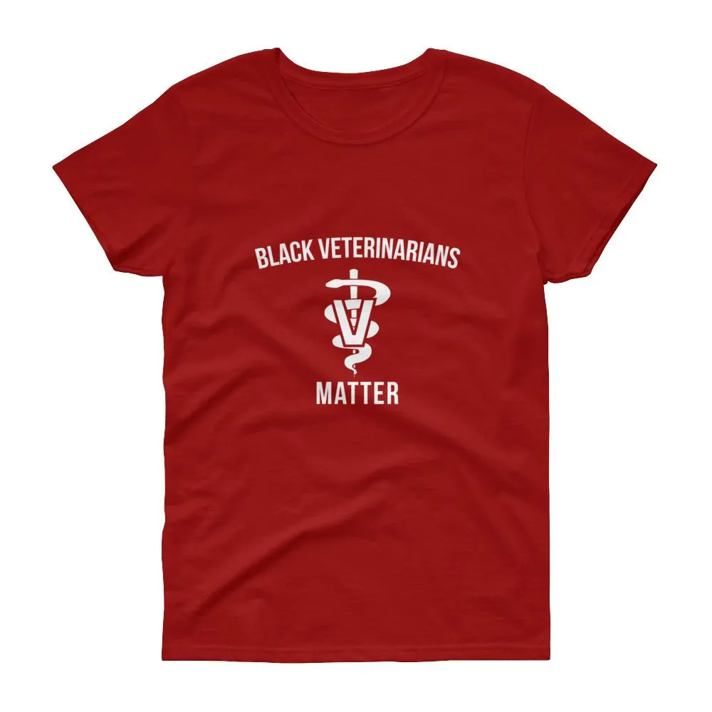 Black Veterinarians Matter - Women's short sleeve t-shirt