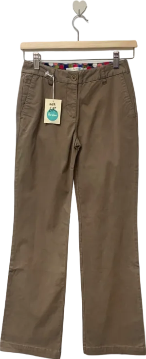 Boden Brown Classic Fit Trousers 6R