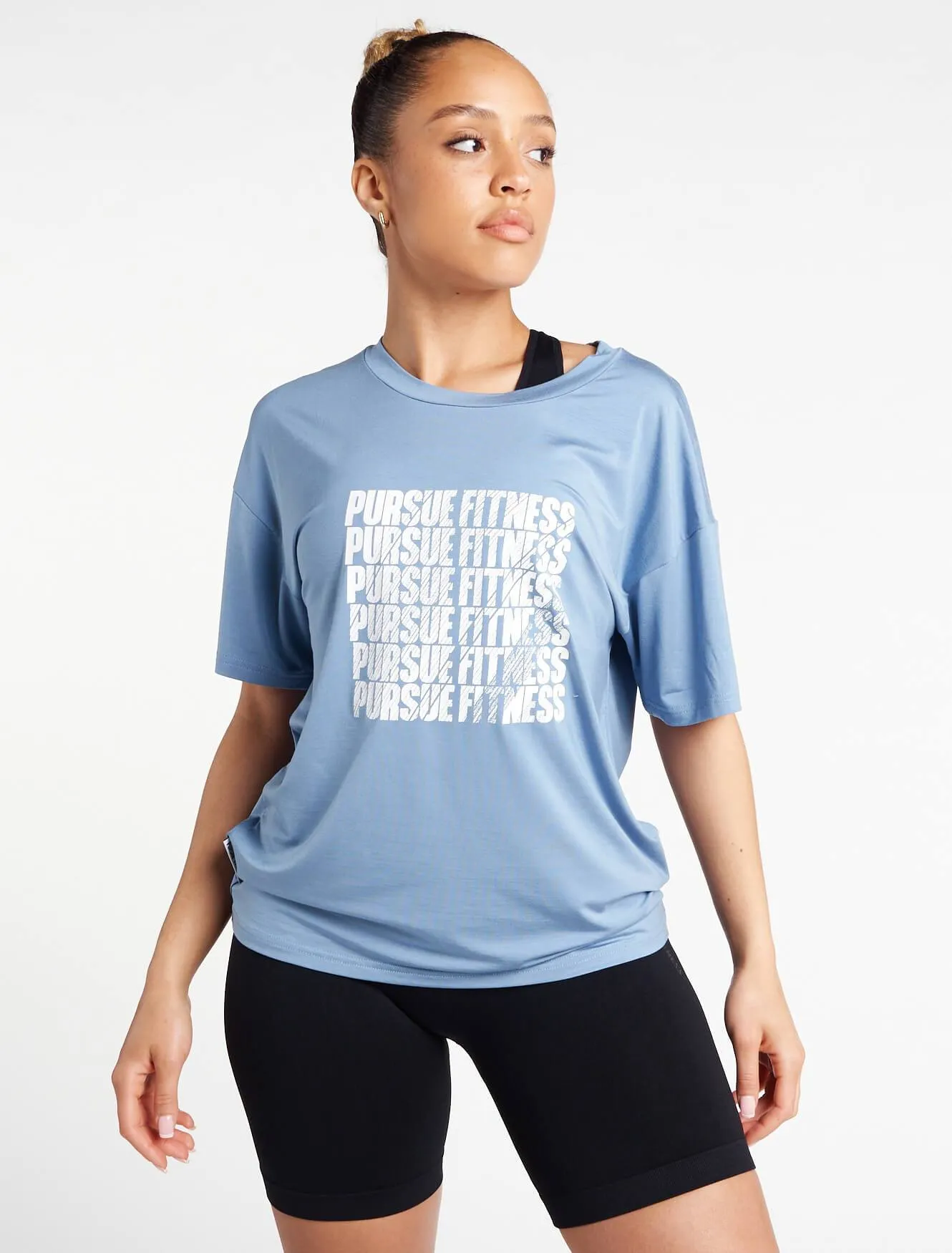 Boyfriend T-Shirt - Dusky Blue