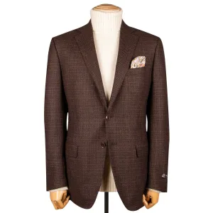 Brown Mélange Super 110’s Wool Jacket