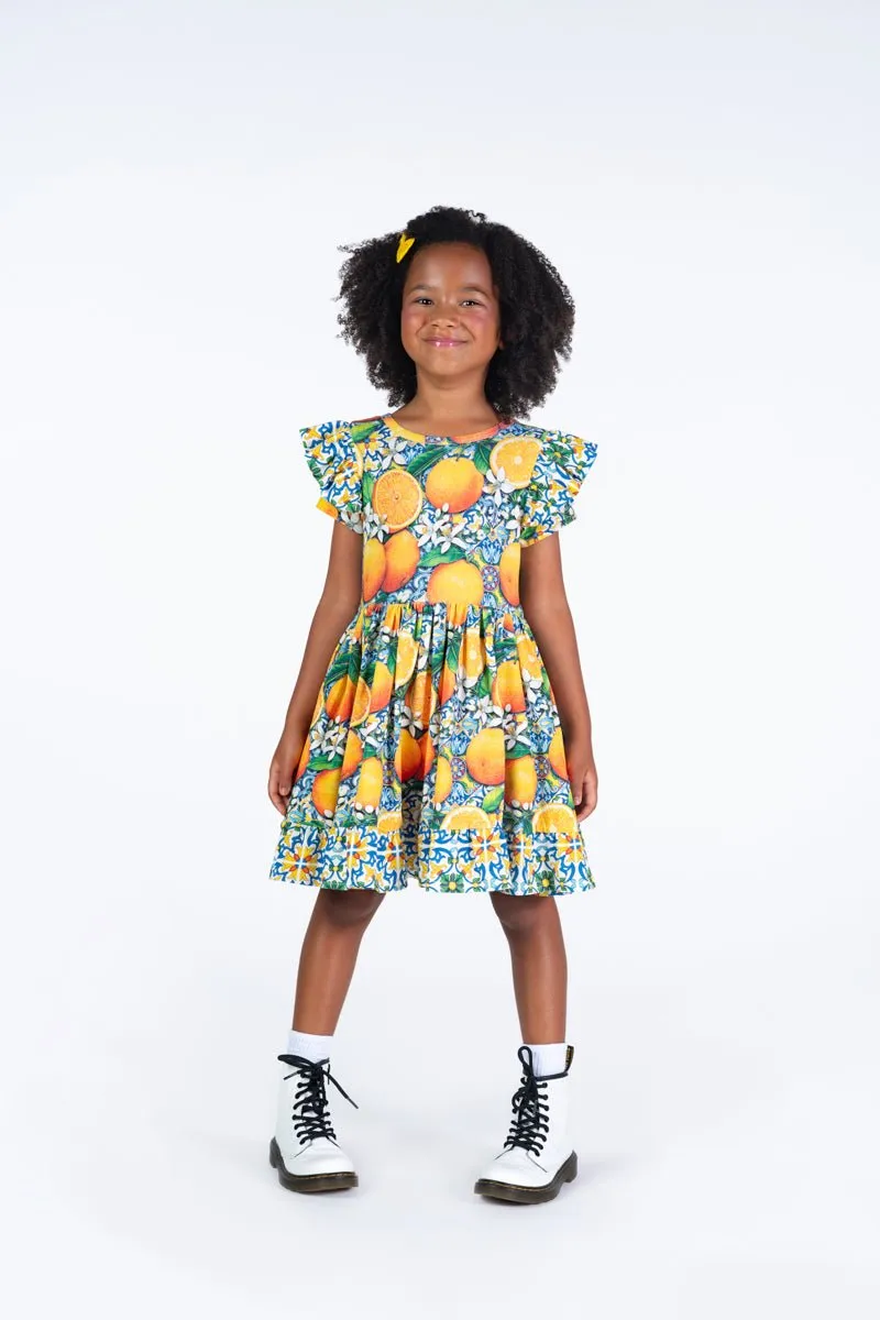 CANTANIA RUFFLE DRESS