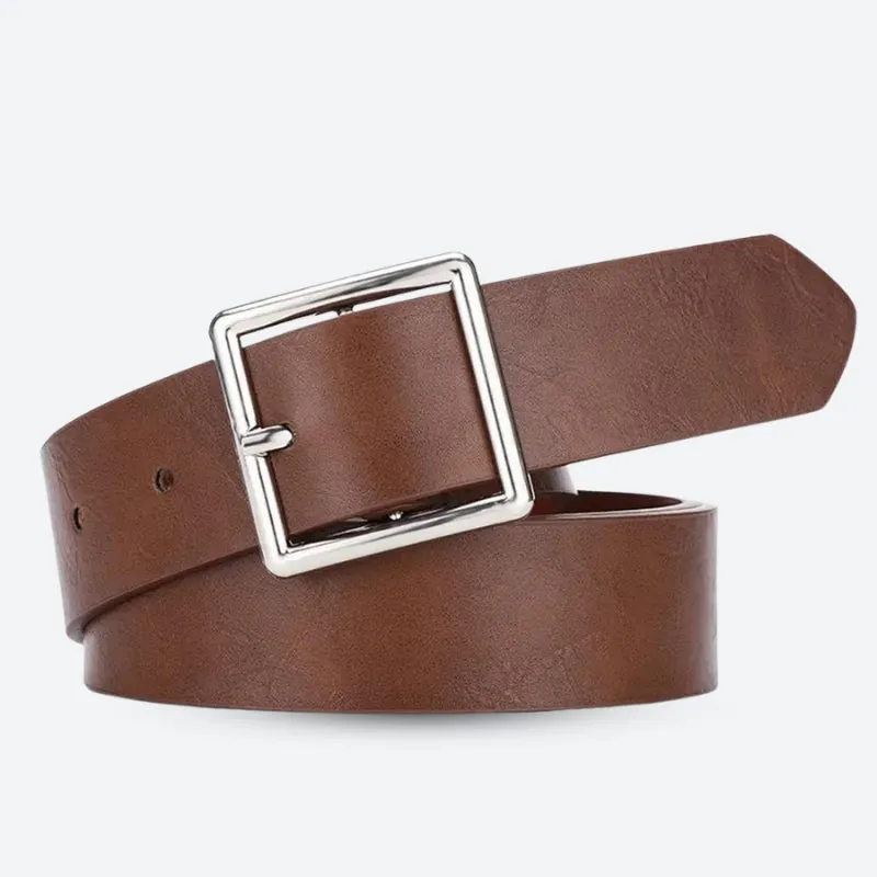 Classic Faux Leather Belt