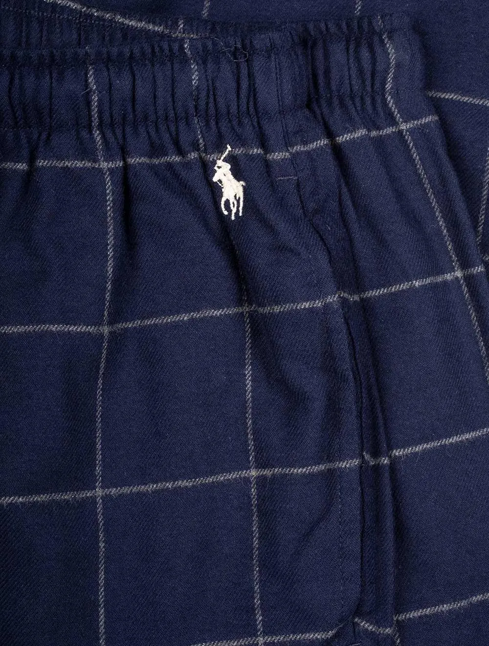 Cotton Flannel Pyjama Trouser Cruise Navy