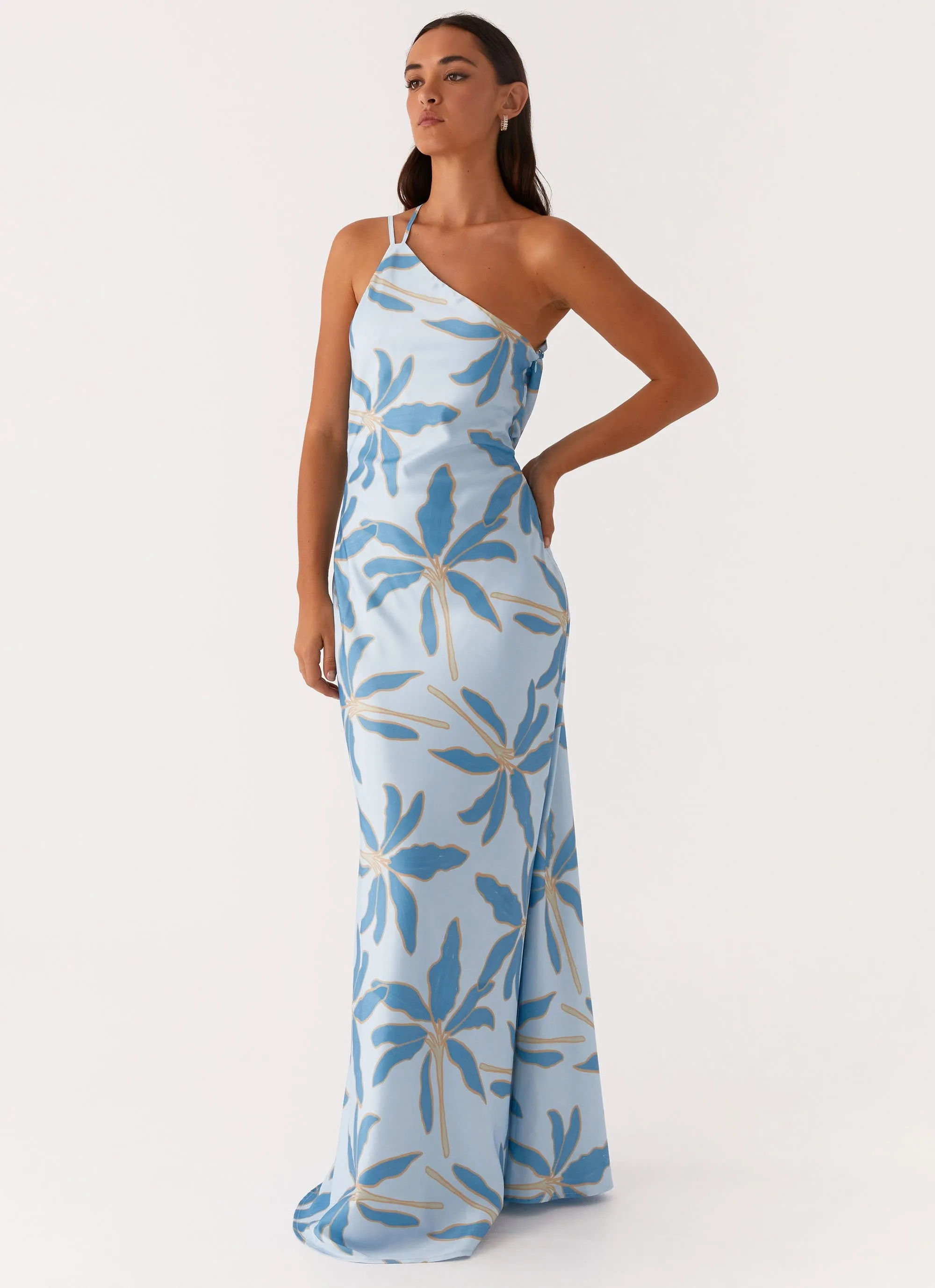 Drifting Apart Maxi Dress - Opulent Blue