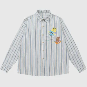 Funny Bear Stripe Shirts