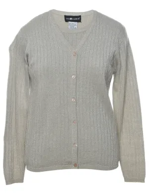 Grey Sparkly Cardigan - S