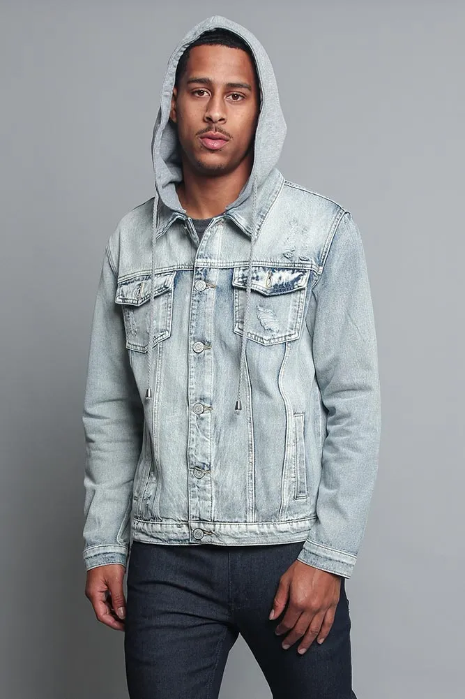 Hooded Denim Jacket