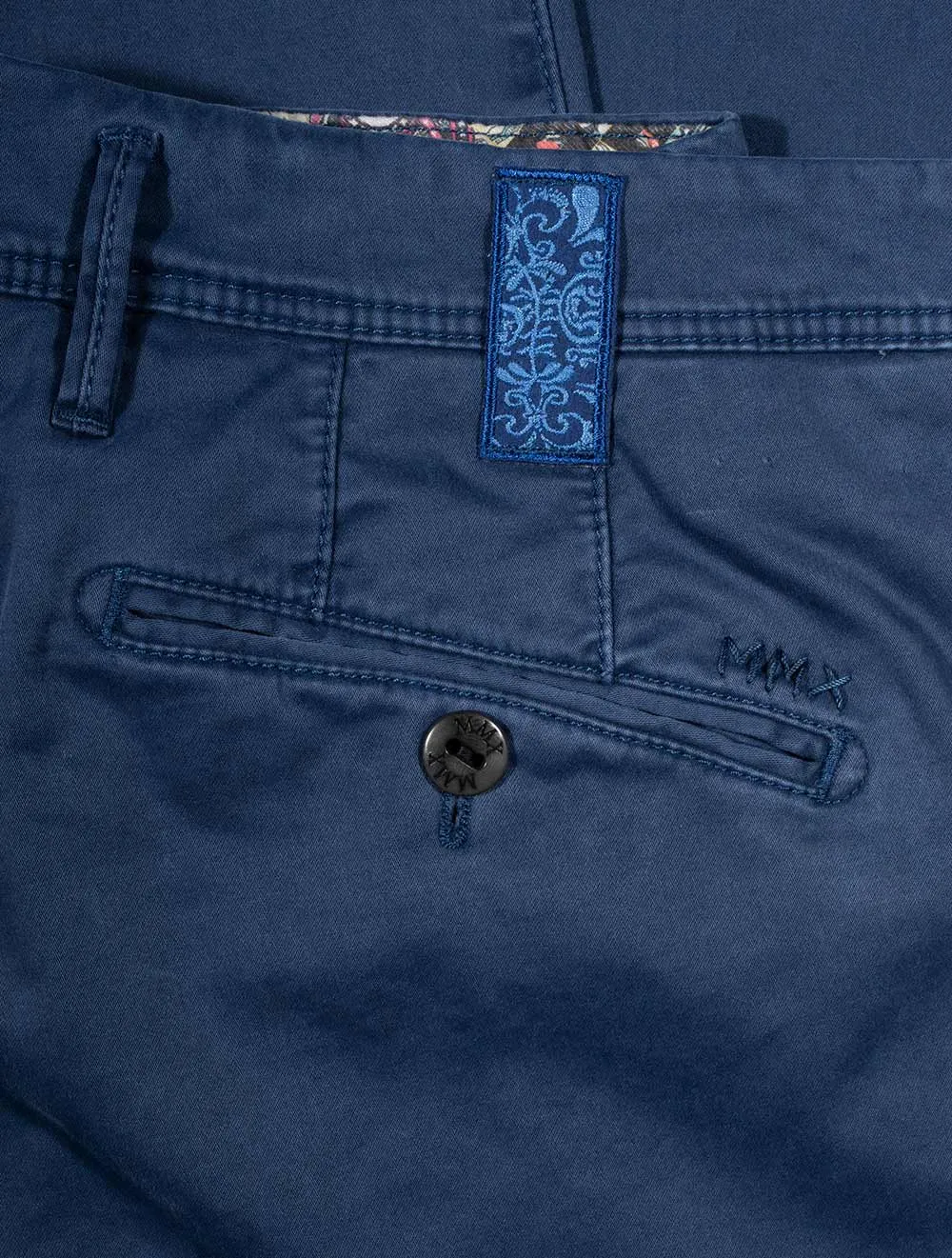 Lupus Slim Fit Cotton Trouser Blue