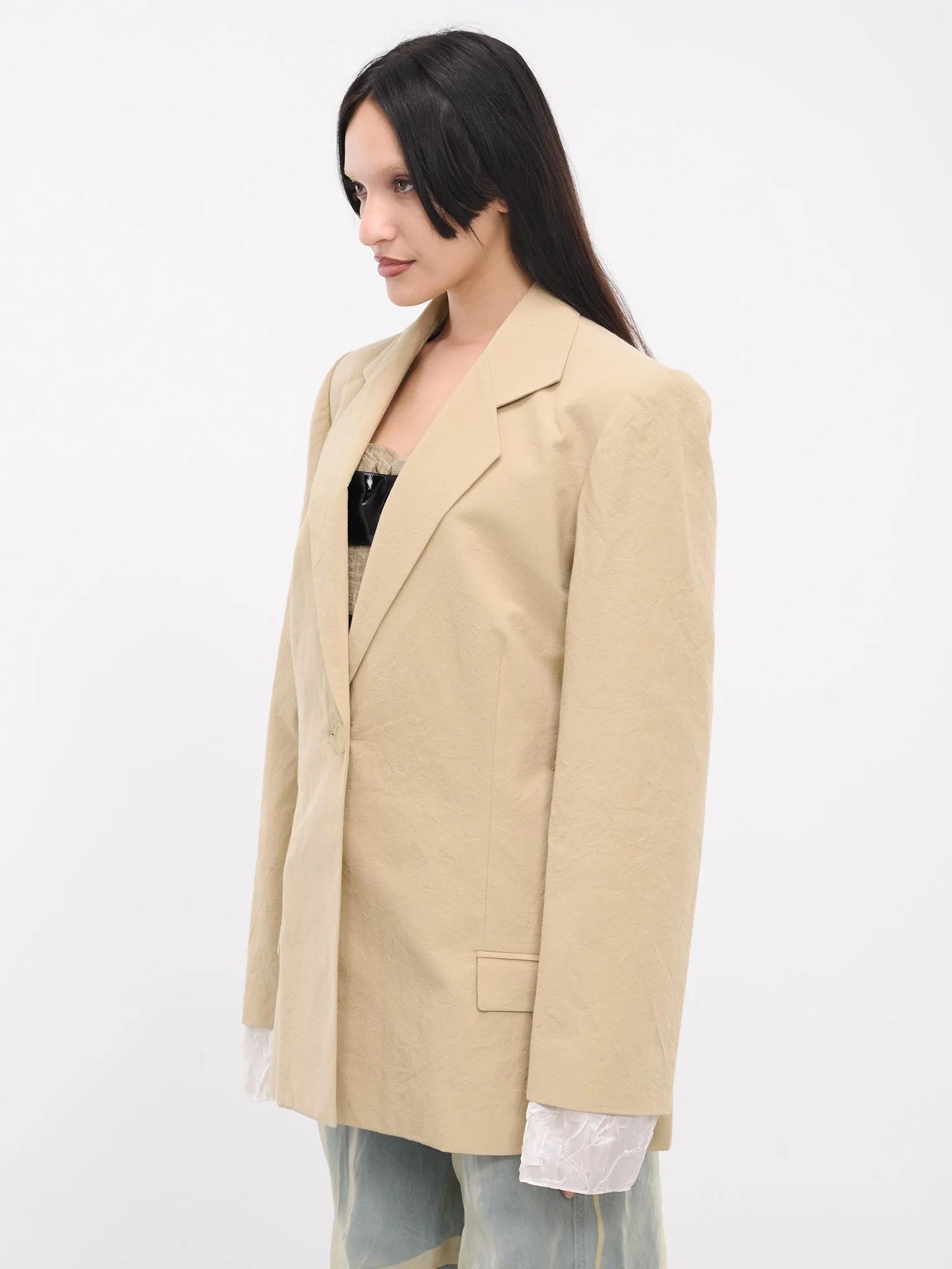 Mason Tailored Jacket (24016547-STONE)