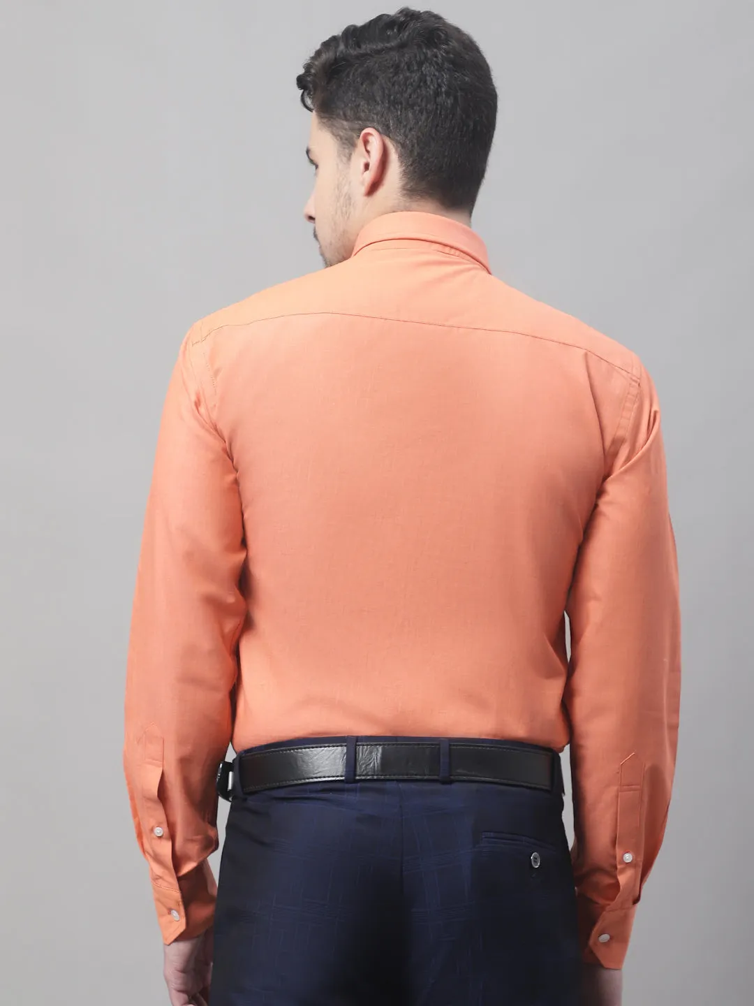 Men Orange Shirt