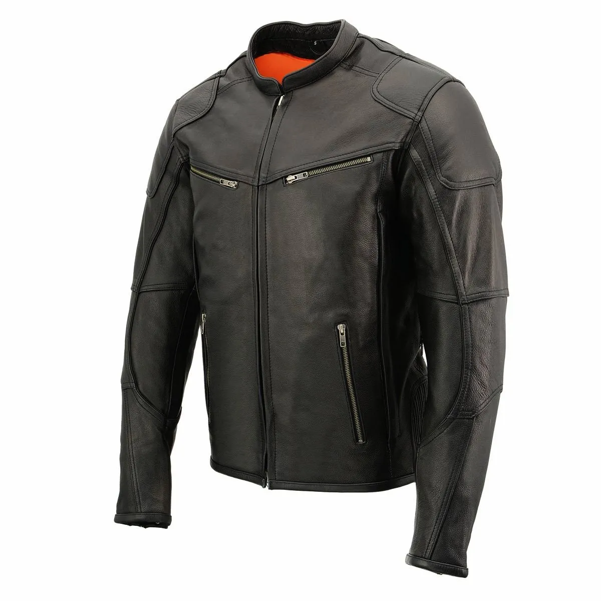 Milwaukee Leather MLM1502 Men's Black 'Cool-Tec' Vented Leather