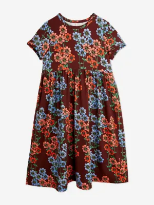 Mini Rodini Girls Daisy Print Dress in Multicolour