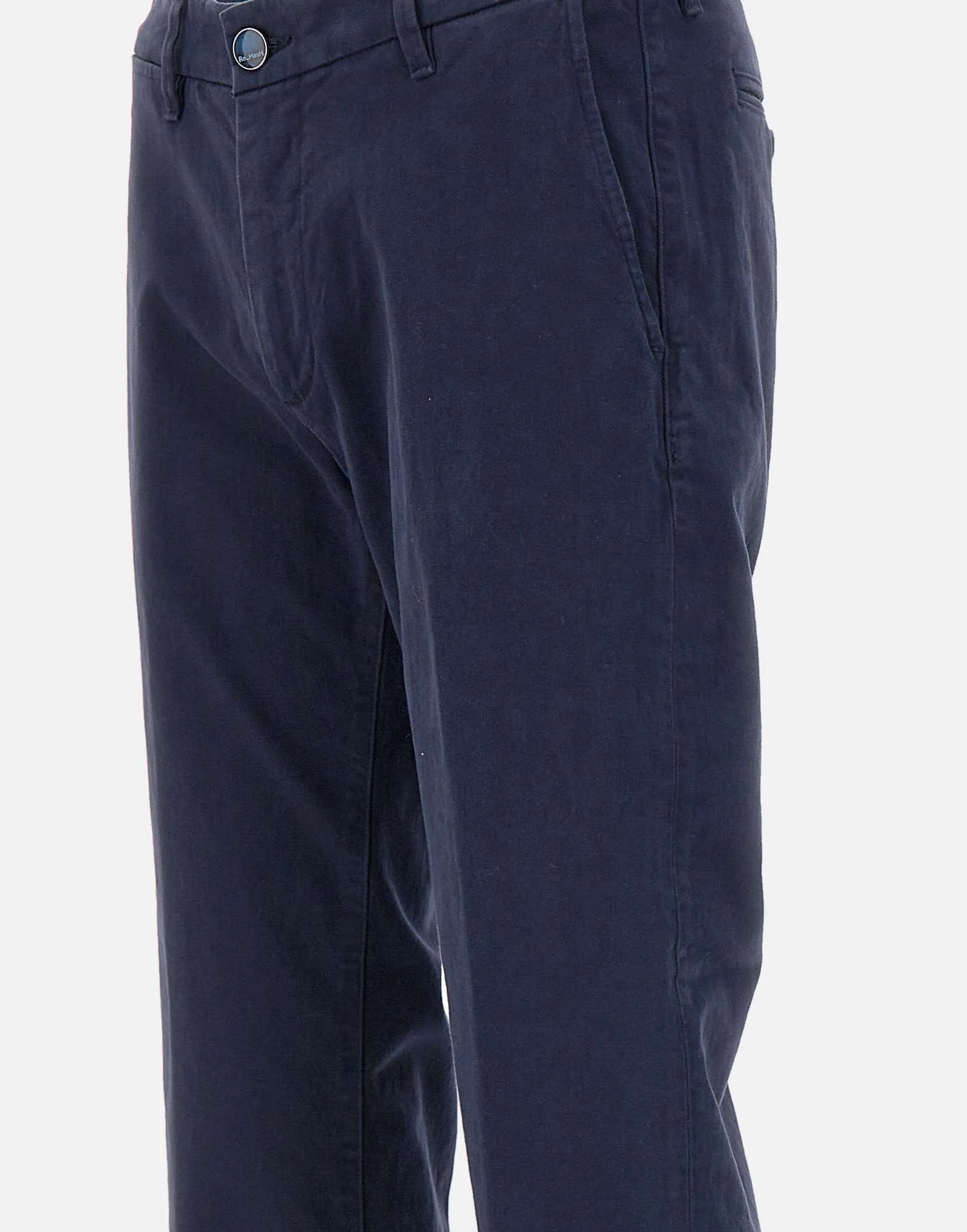 Mucha Men's Navy Cotton Trousers