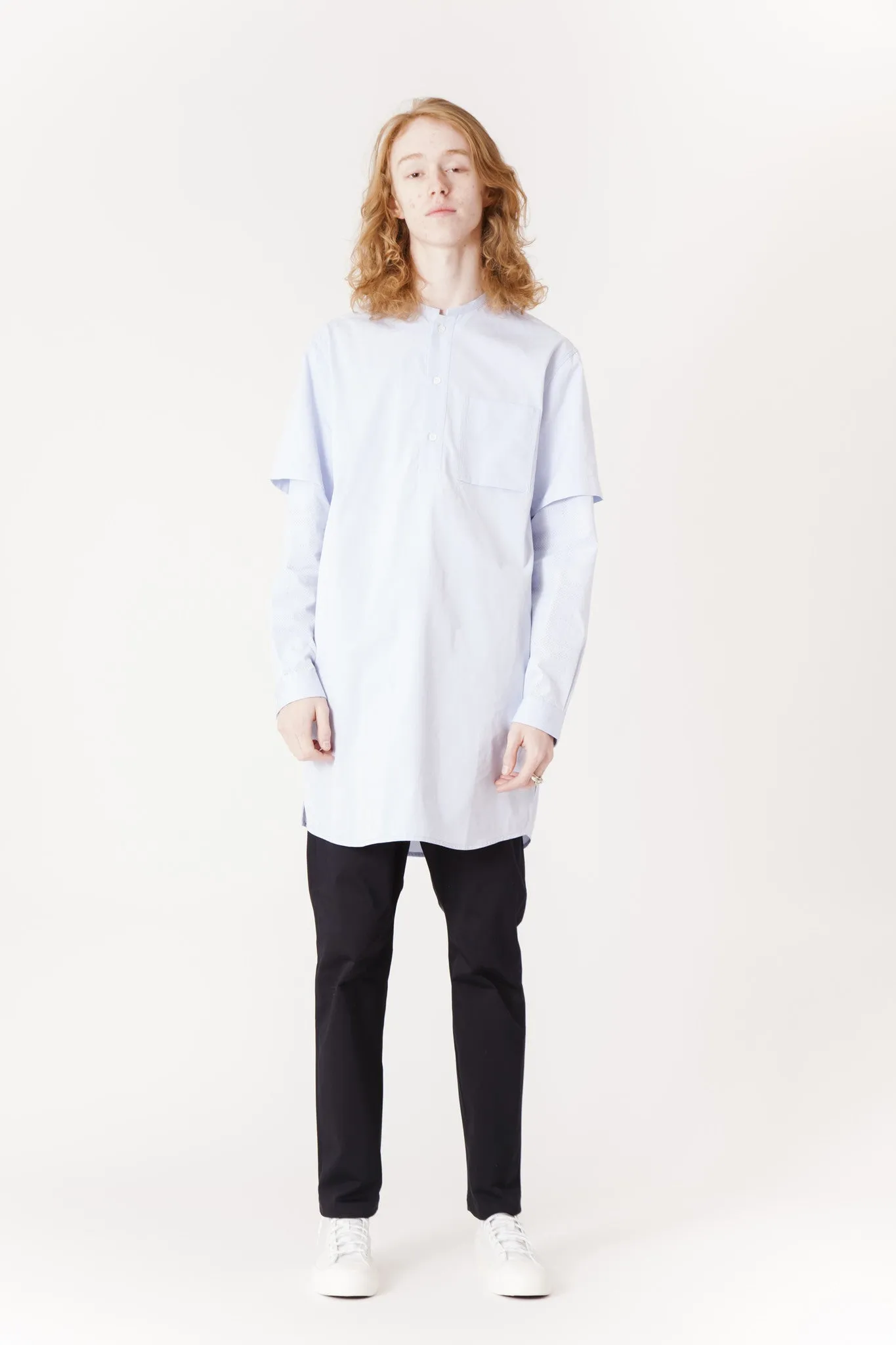 Perforated Overshirt