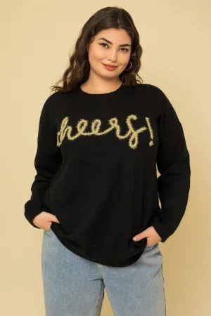 Plus Size Cheers Pullover Sweater