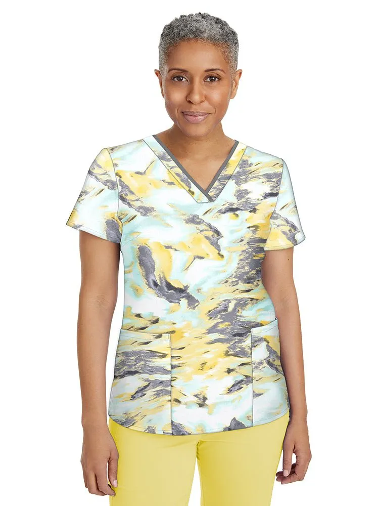 Premiere by Healing Hands Women's Amanda Print Top | Liquid Light