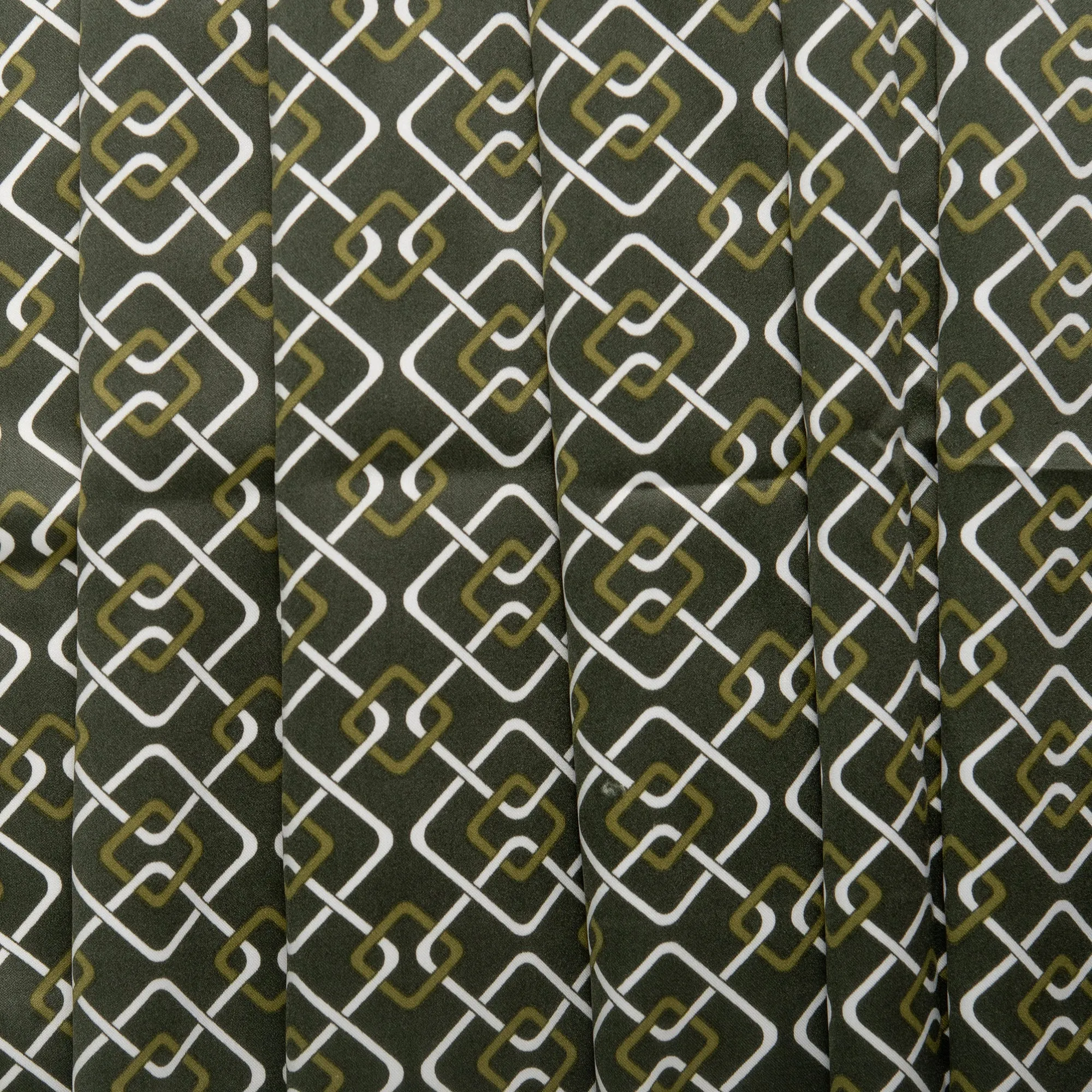 Printed Satin Velvet - CHARLOTTE - Modern - Green