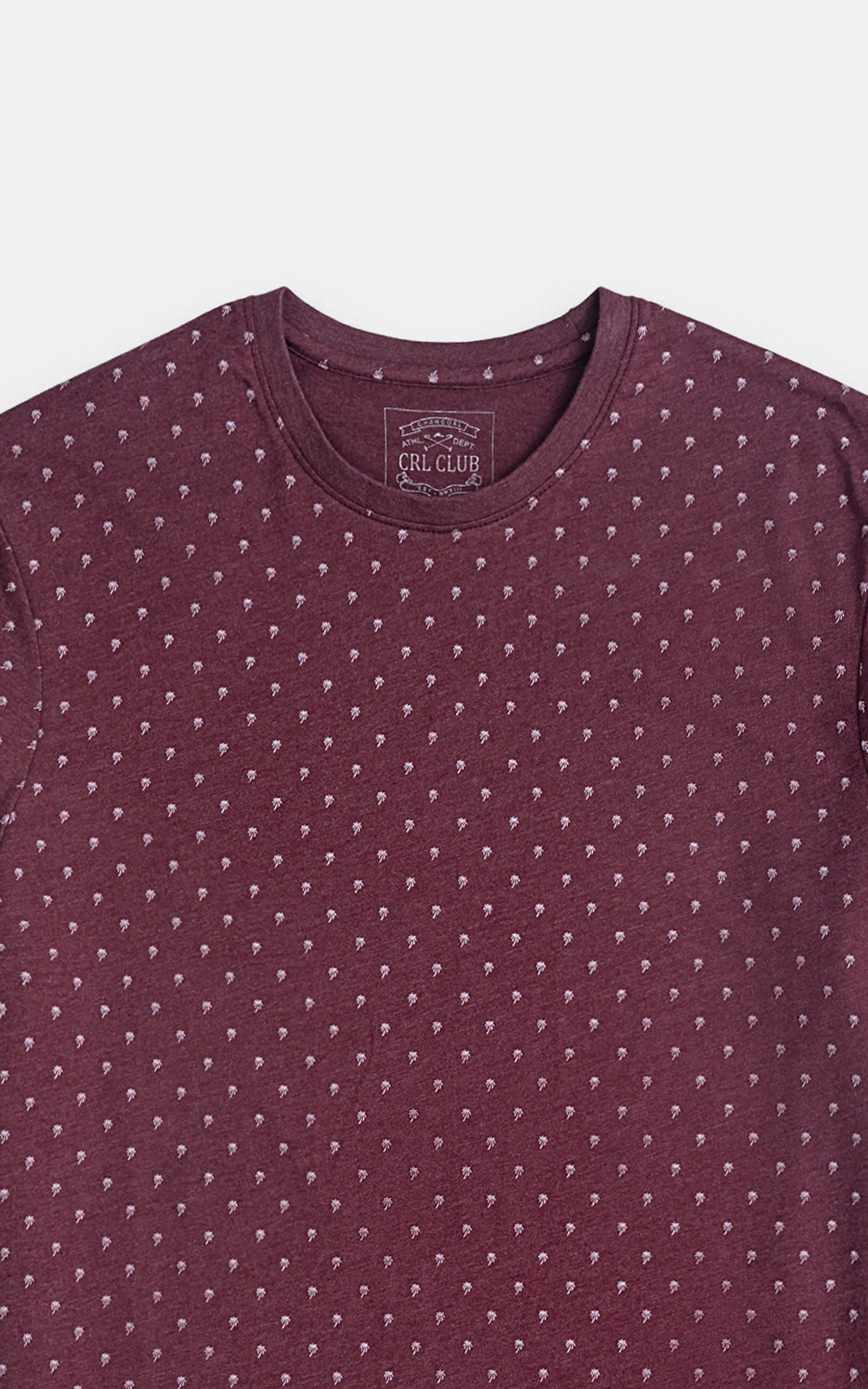 PRINTED T-SHIRT MAROON