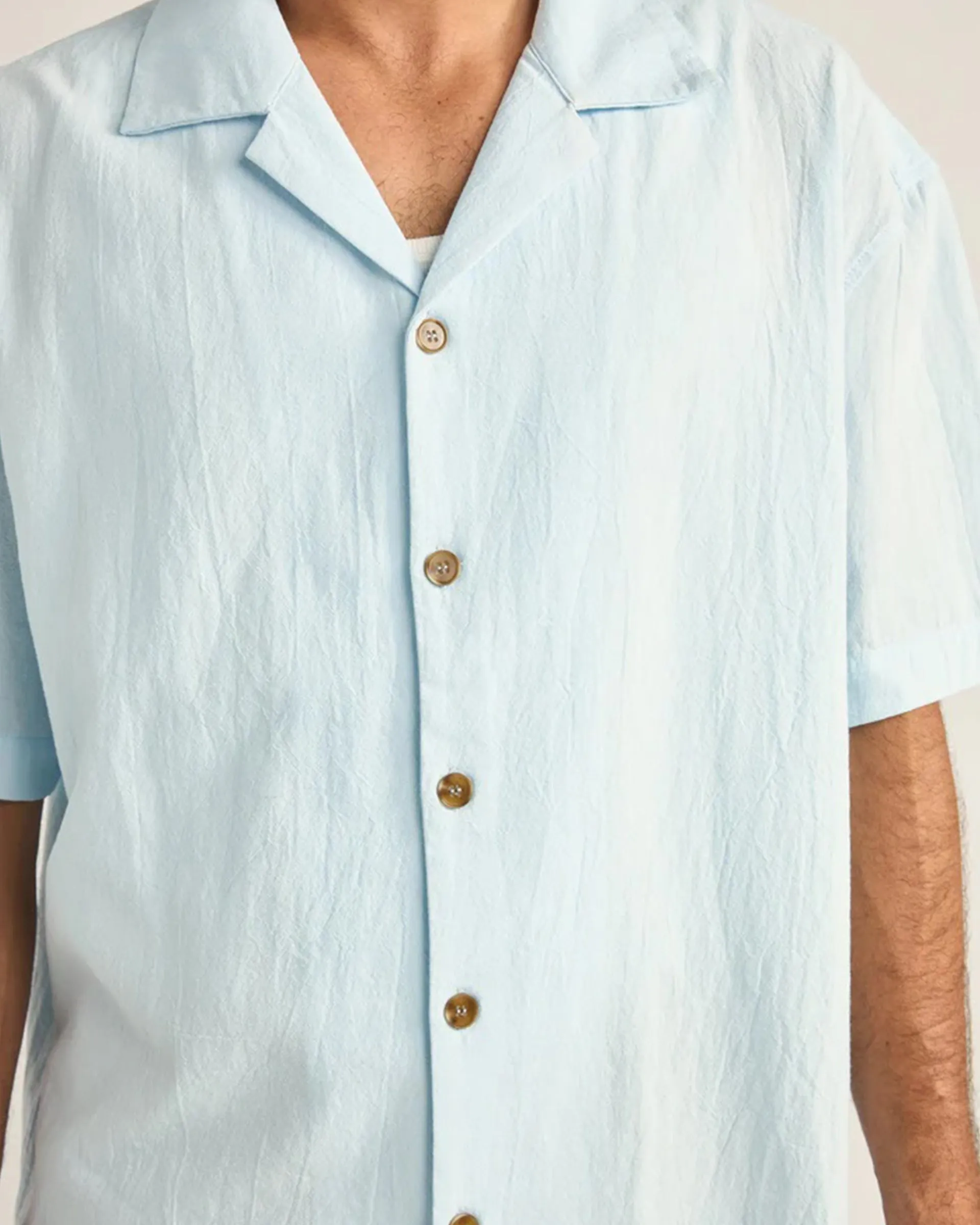 Relaxed Textured S/S Shirt