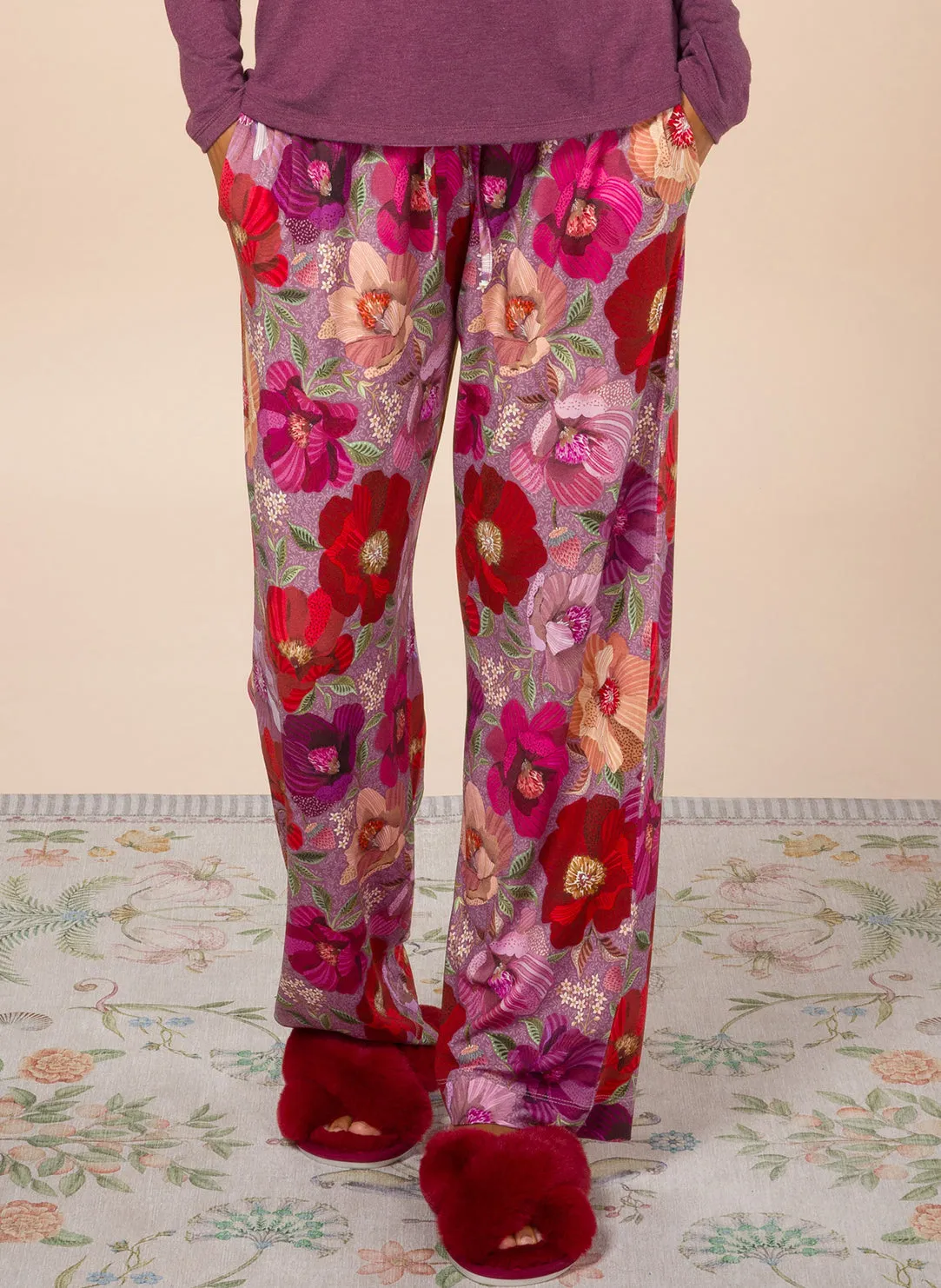 Rosita Purple Belin Pajama Pant