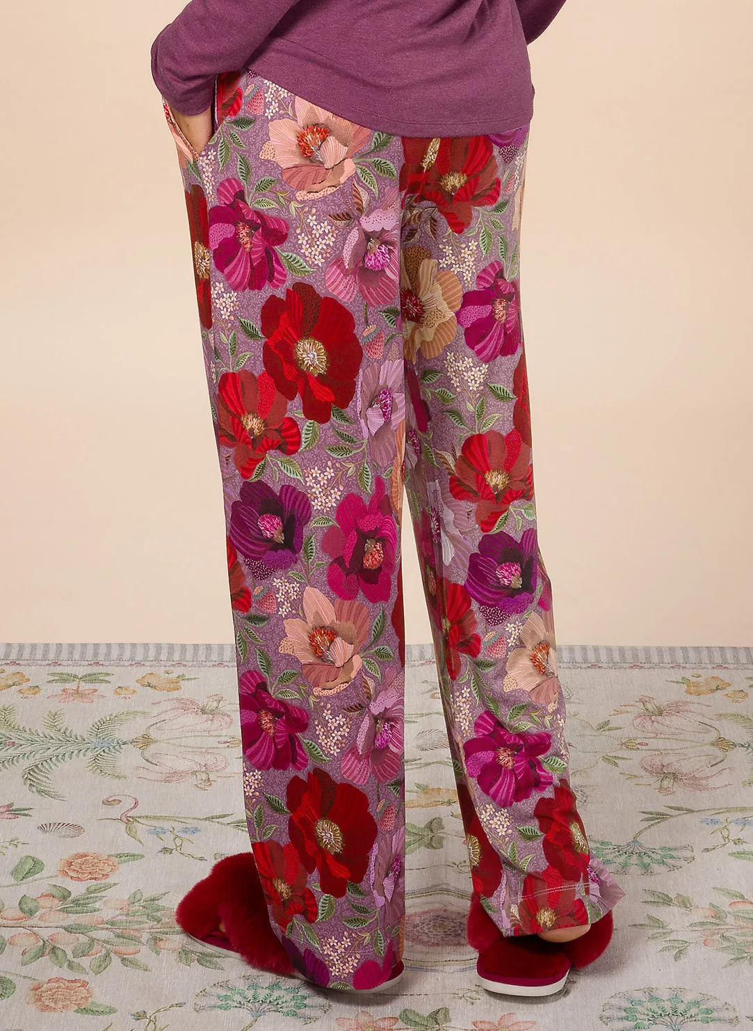 Rosita Purple Belin Pajama Pant