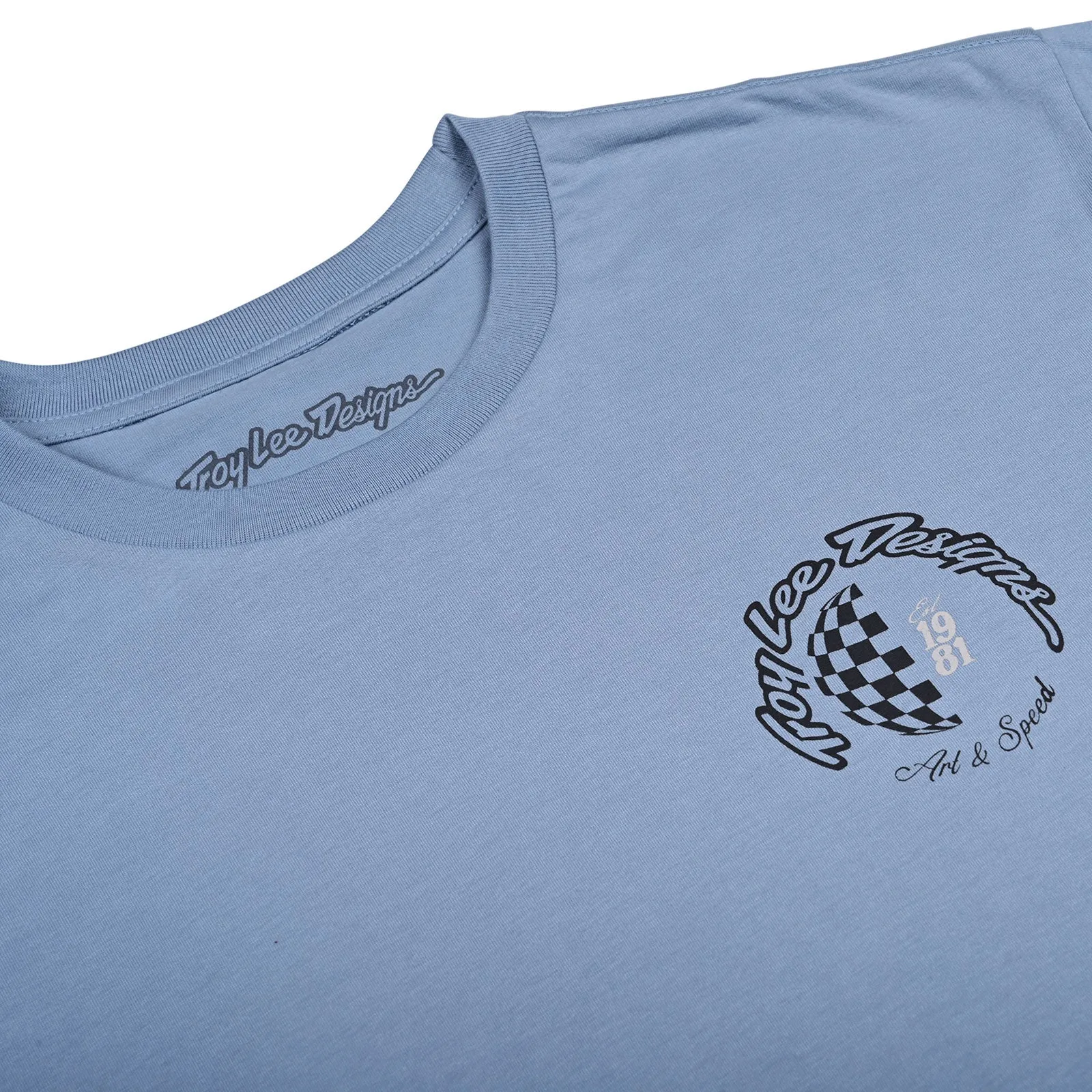 Short Sleeve Tee Worldwide Dusty Blue