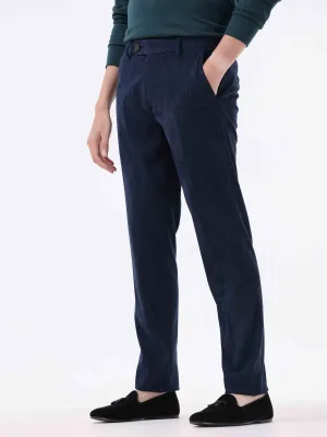 Statement Corduroy Navy Pant