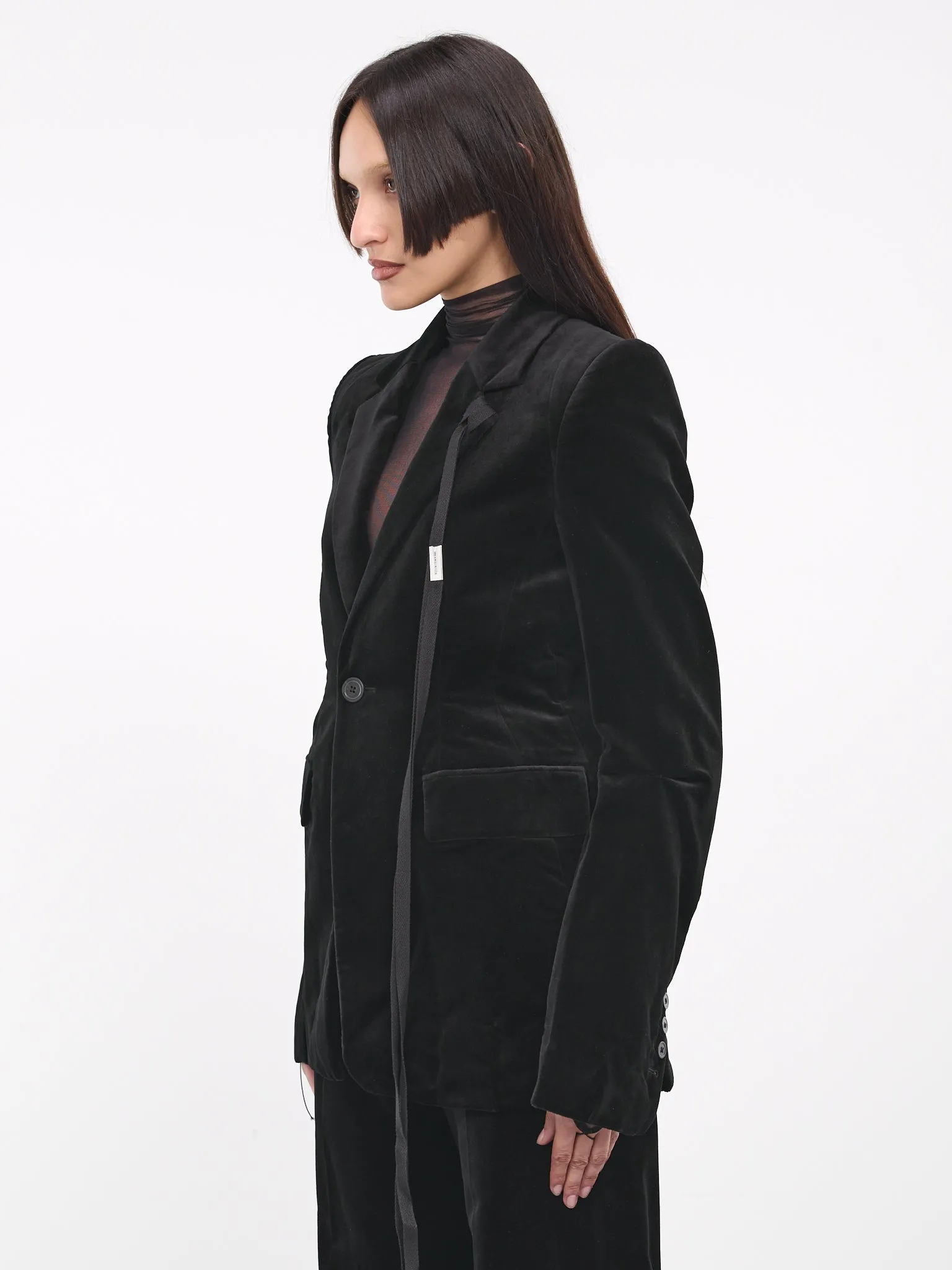 Velvet Sigrid Tailored Jacket (B0011410-FA351-099-BLACK)