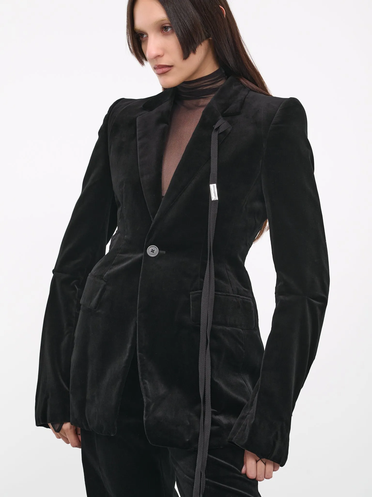 Velvet Sigrid Tailored Jacket (B0011410-FA351-099-BLACK)