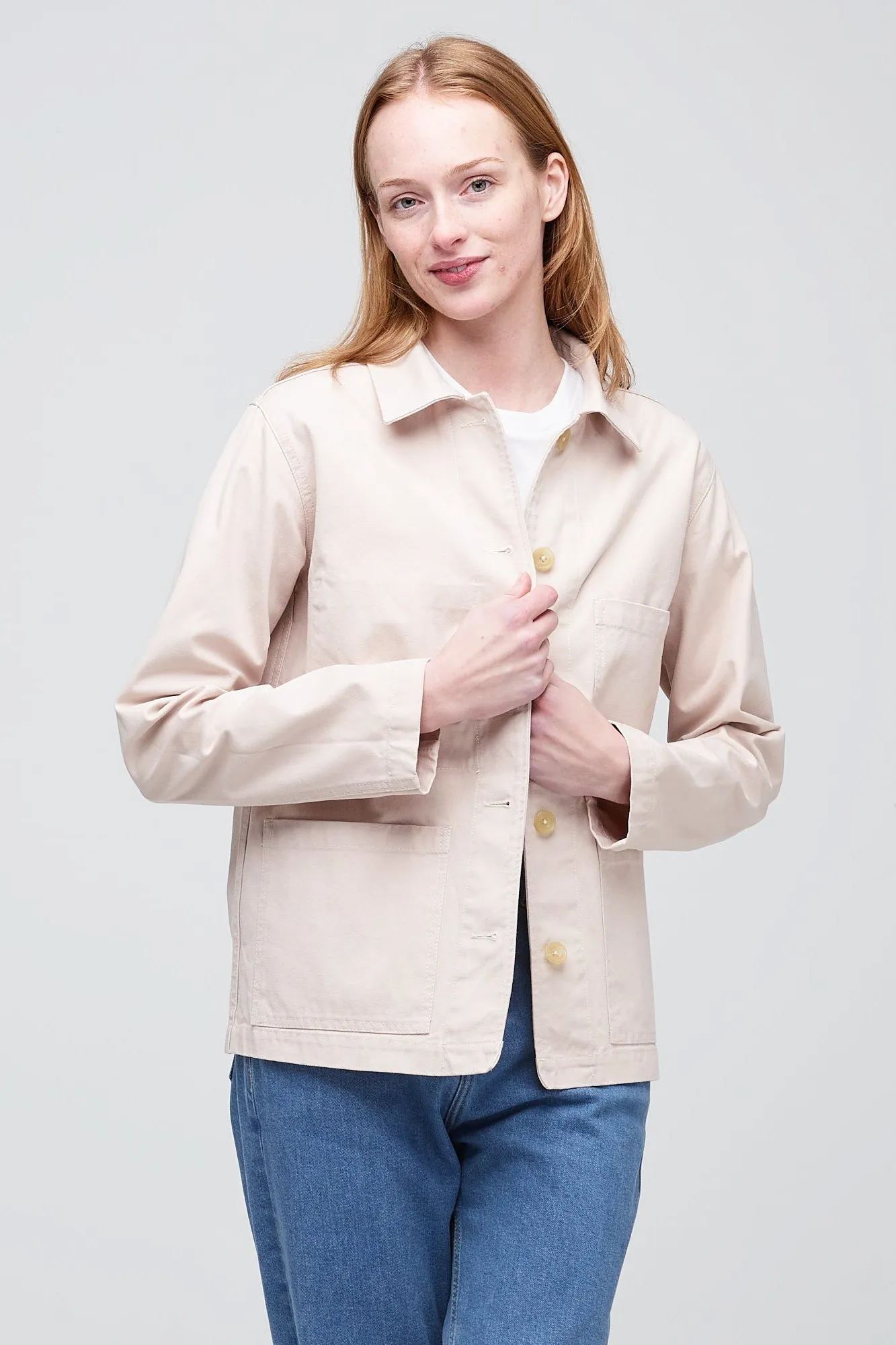 Women's Chore Jacket - Cream