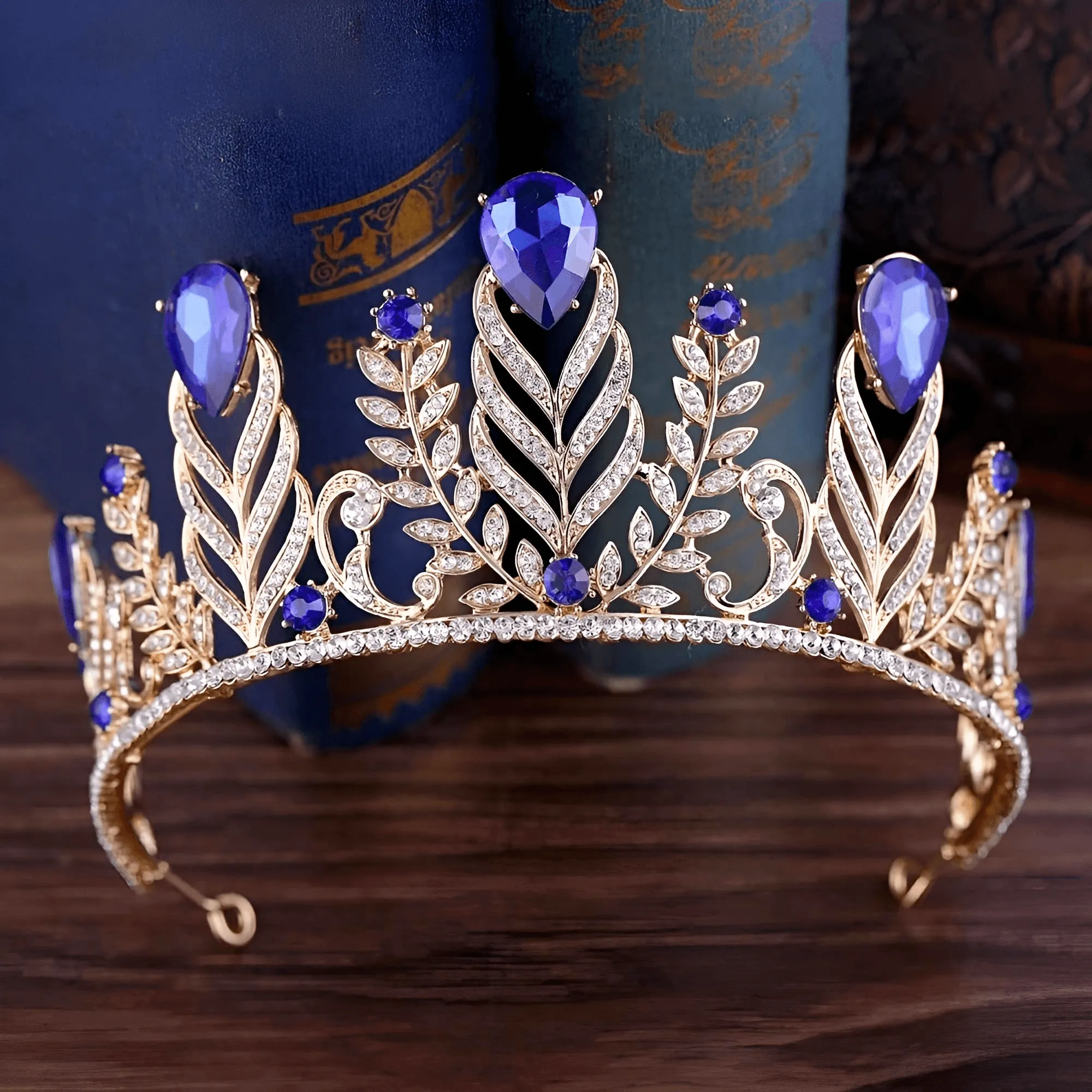 Women's Opulent Crystal Crowns & Tiaras